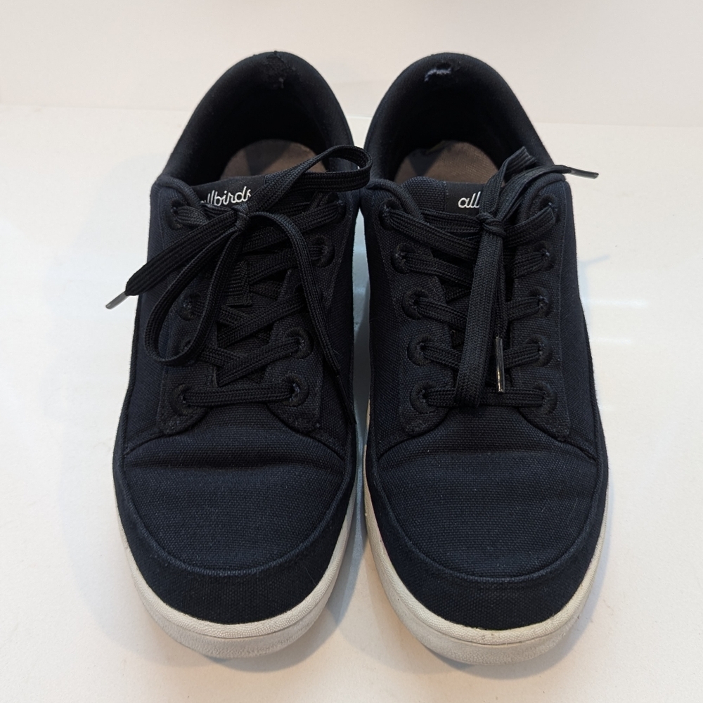 Allbirds Canvas Pacers Natural Black/Blizzard Sole